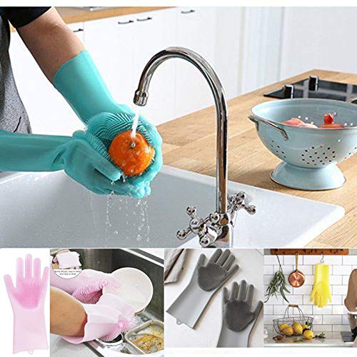 Magic Silicone Dishwashing Gloves Home Essentials-7