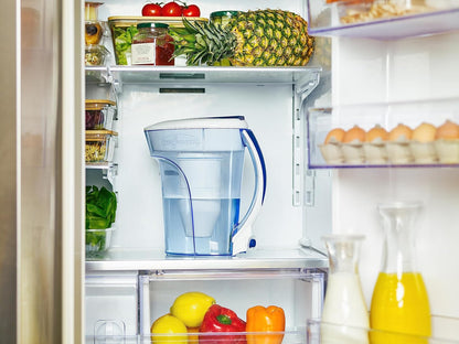 10-Cup Ready-Pour 5-Stage Water Filter Pitcher 0 TDS for Improved Tap Water Taste - IAPMO Certified to Reduce Lead, Chromium, and PFOA/PFOS