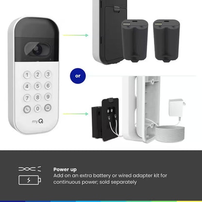 Myq Smart Wireless Garage Door Video Keypad
