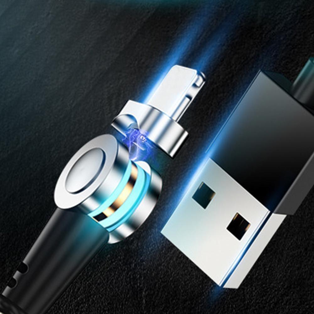 Magnetic USB Charging Cable 180° Rotate Gadget-3