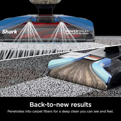 Shark Carpetxpert, Upright Carpet & Area Rug Cleaner for Pets, Deep Carpet Cleaning & Dirt & Grime Removal, Blue, EX121BRN