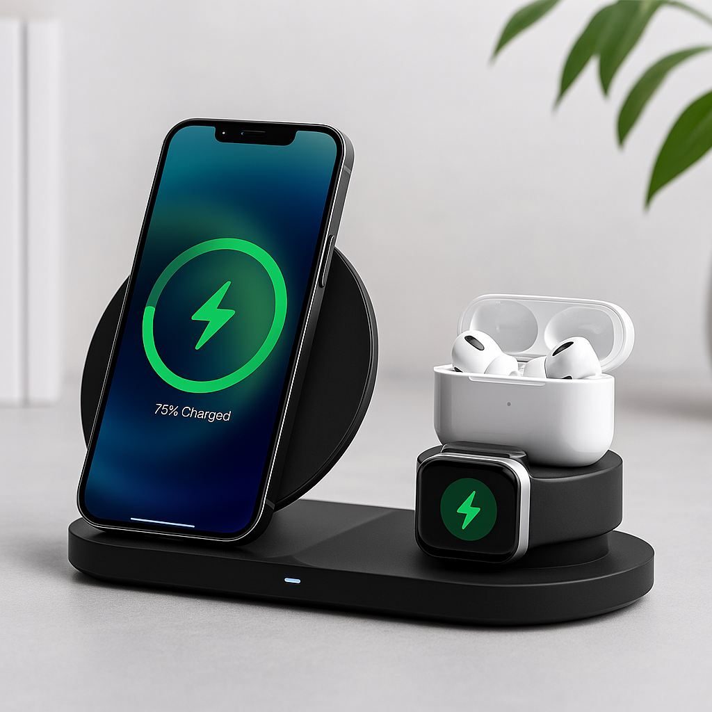 3-in-1 Wireless Charging Dock Gadget-4