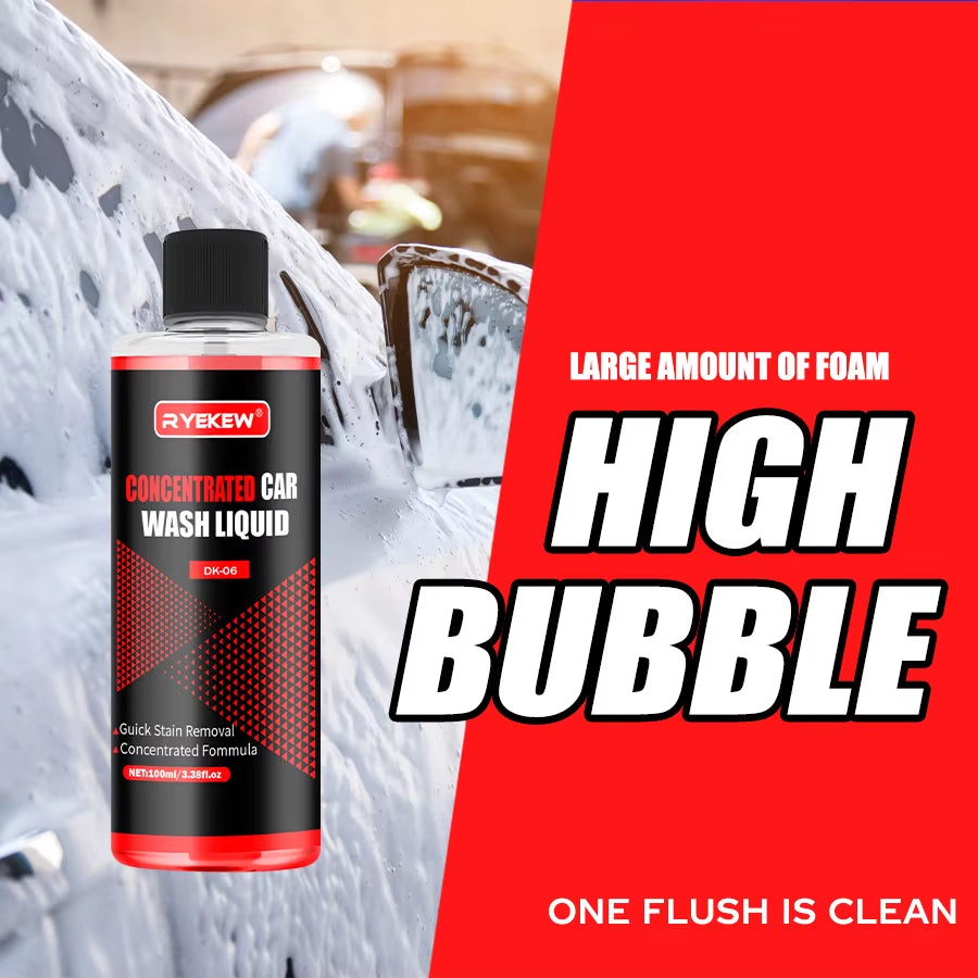Car Shampoo High Foaming Auto Wash Detergent Car Detailing Supplies Exterior Car Cleaner for Sedans Trucks Soap for Car