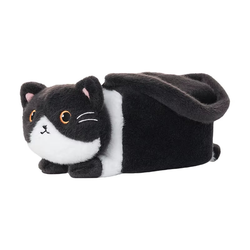 New Car Tissue Box Cute Cartoon Cat Car Car Paper Box Hanging High-End Decoration Car Tissue Bag Car Accessories