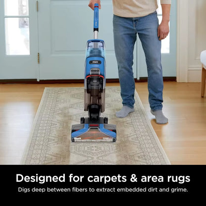 Shark Carpetxpert, Upright Carpet & Area Rug Cleaner for Pets, Deep Carpet Cleaning & Dirt & Grime Removal, Blue, EX121BRN