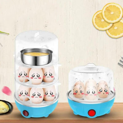 3-Layer Mini Egg Cooker Home Essentials-8
