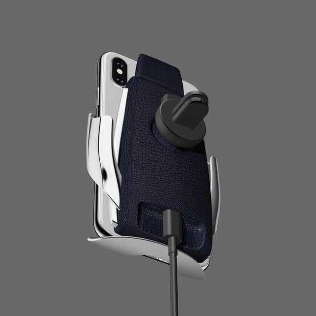 Fast Wireless Car Charger with Auto-Clamp Gadget-3