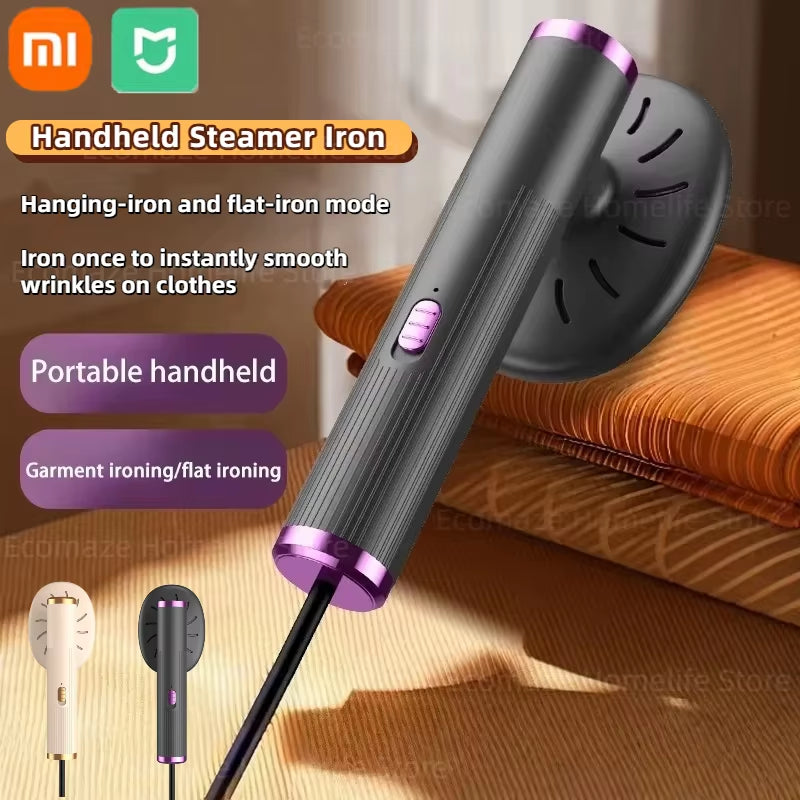 Xiaomi Handheld Steamer Iron USB Portable Mini for Clothes Fast Heating Travel Garment Fabric Press Machine with Handle Home Use
