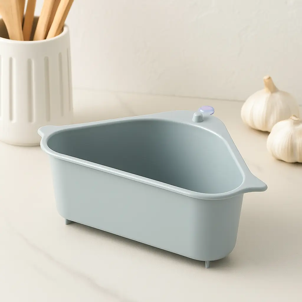 Kitchen Sink Drain Basket Organizer Home Essentials-8