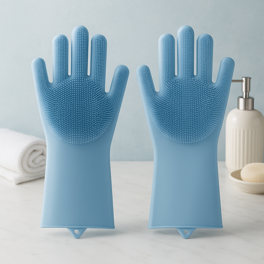 Magic Silicone Dishwashing Gloves Home Essentials-7