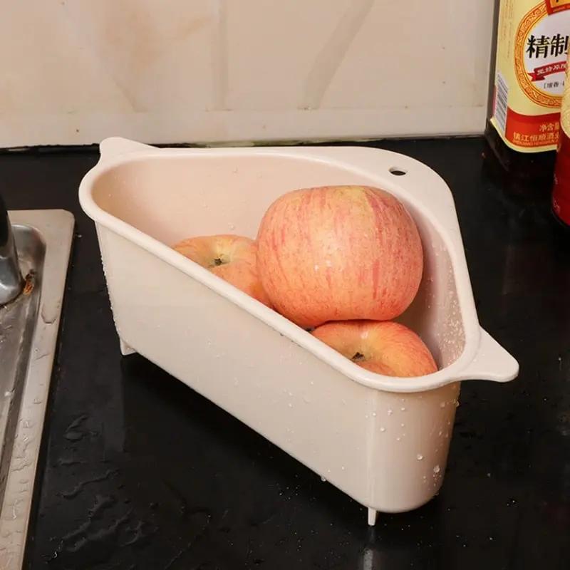 Kitchen Sink Drain Basket Organizer Home Essentials-8