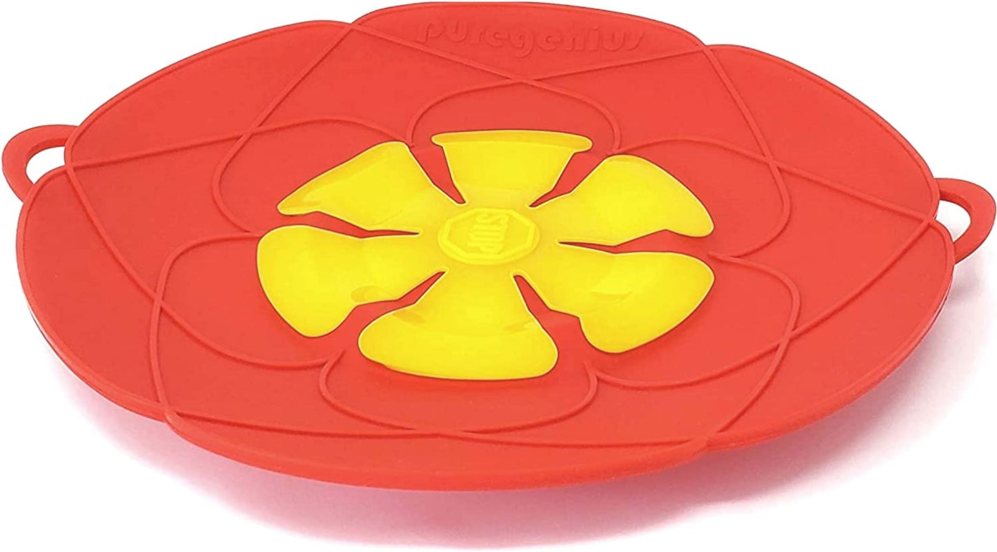 Boil over Spill Stopper Lid Cover Kitchen Tool,  Spill Stopper Lid Cover, Pots Pans Lid Boil over Preventer, 10.2 Inch