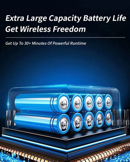 Tinsol W31 12500Pa Cordless Wet & Dry Vacuum Cleaner with Drying, Multi-Surface Smart Cordless Mop Floor Cleaner Self-Cleaning