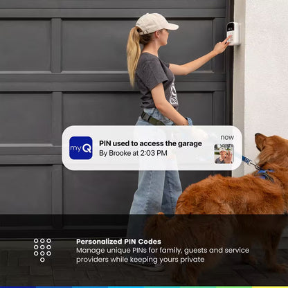 Myq Smart Wireless Garage Door Video Keypad