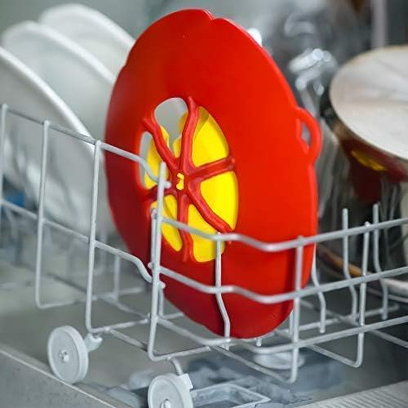 Boil over Spill Stopper Lid Cover Kitchen Tool,  Spill Stopper Lid Cover, Pots Pans Lid Boil over Preventer, 10.2 Inch