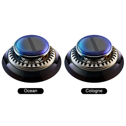 Solar Car Perfume Fragrance Long Lasting Rotating Car Aromatherapy Car Aromatherapy Ornament Deodorizing Interior Accessories