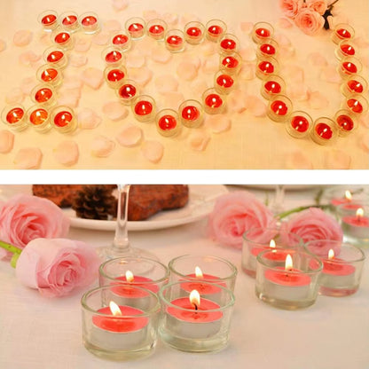 Clear Glass Tealight Candle Holders,Use for Weddings Parties Dinner,Wedding Centerpieces and Home Decor 1 X 2 Inches