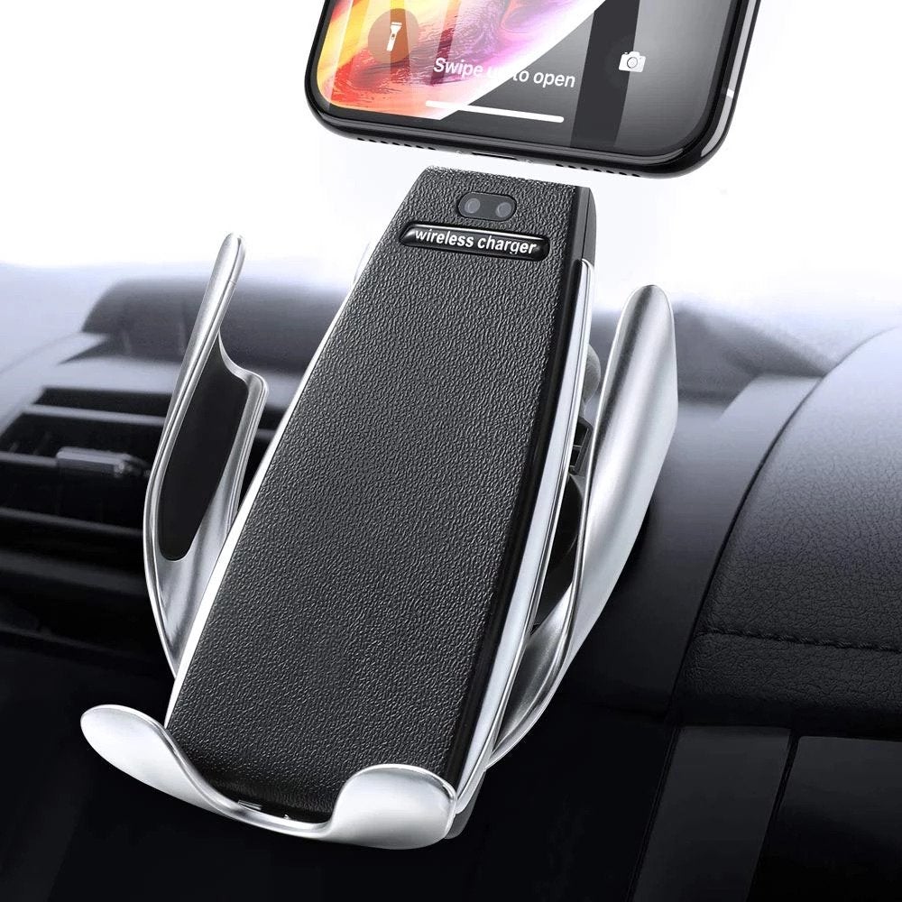 Fast Wireless Car Charger with Auto-Clamp Gadget-3