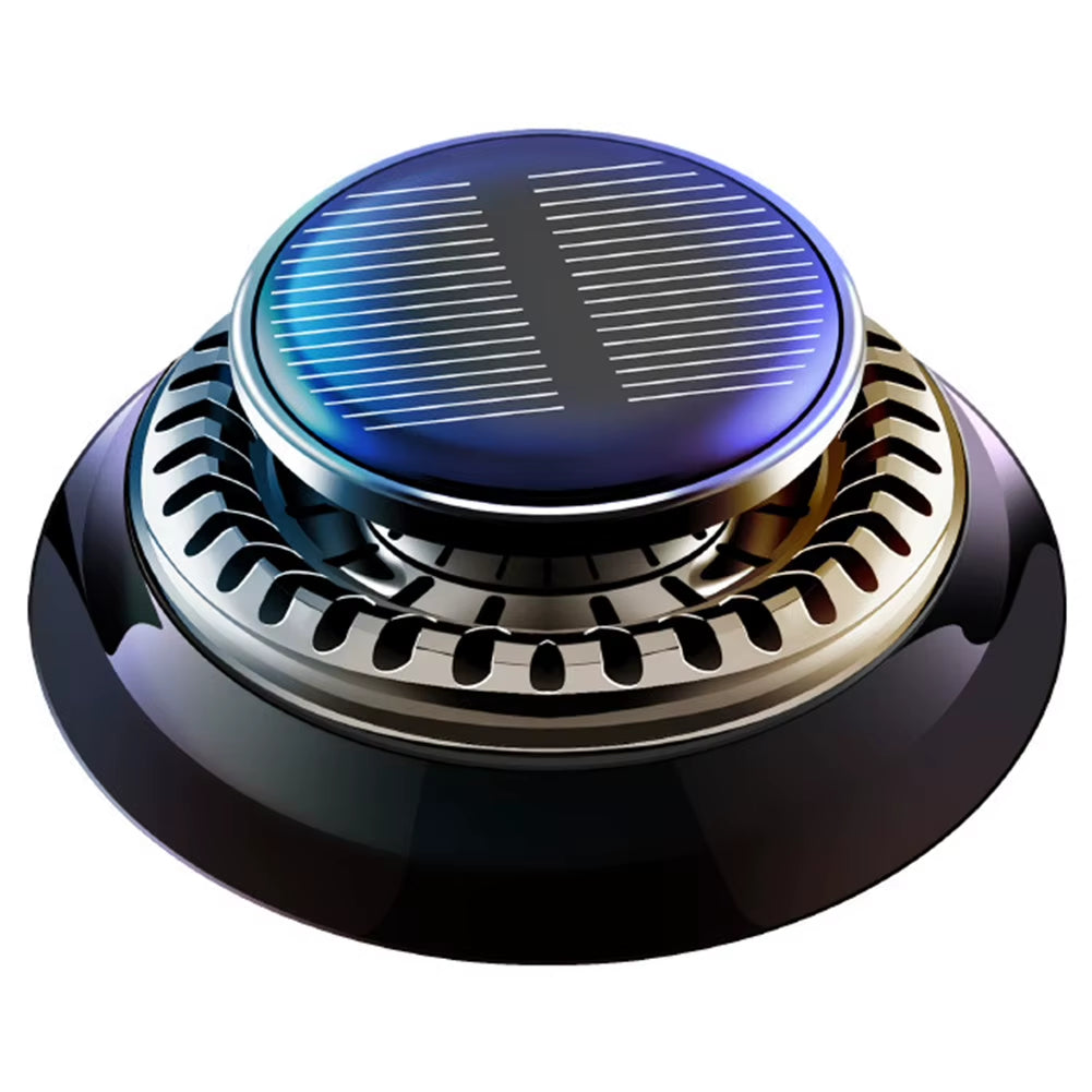 Solar Car Perfume Fragrance Long Lasting Rotating Car Aromatherapy Car Aromatherapy Ornament Deodorizing Interior Accessories