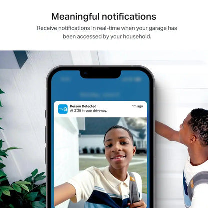 Myq Smart Wireless Garage Door Video Keypad with Myq Smart Garage Home Security Camera