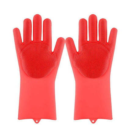 Magic Silicone Dishwashing Gloves Home Essentials-7